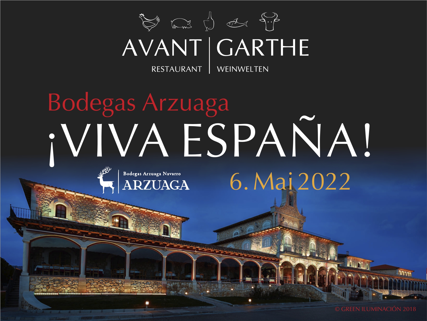 Viva Espana mit Bodegas Arzuaga im AvantGarthe in Speyer